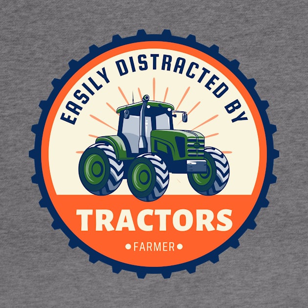 Easily distracted by tractors - Farmer by Ivanapcm